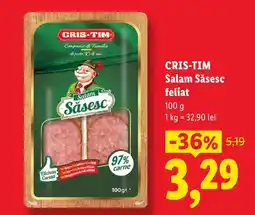 Lidl Cris-tim salam săsesc feliat Ofertă
