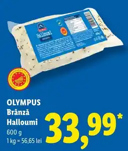 Lidl Olympus brânză halloumi Ofertă