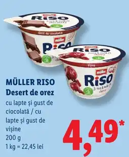 Lidl Müller Riso Desert de orez Ofertă