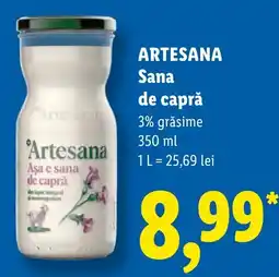 Lidl Artesana așa și sana de capră Ofertă