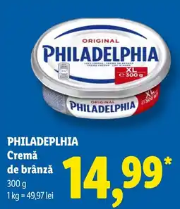 Lidl Philadelphia cremă de brânză Ofertă