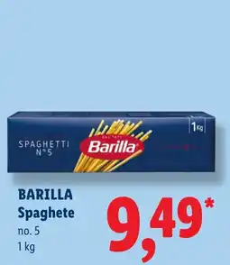 Lidl Barilla Spaghete no. 5 Ofertă