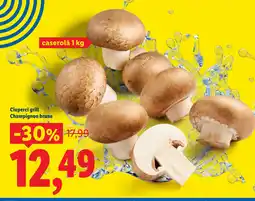 Lidl Ciuperci grill Champignon brune Ofertă