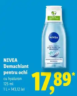 Lidl Nivea demachiant pentru ochi Ofertă