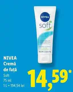 Lidl Nivea cremă de față soft Ofertă