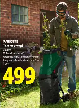 Lidl Parkside tocător crengi Ofertă