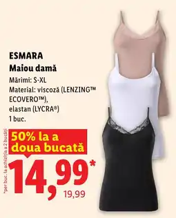 Lidl Esmara maiou damă Ofertă