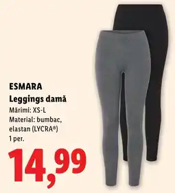 Lidl Esmara leggings damă Ofertă
