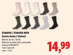 Lidl Esmara / Esmara Men Șosete damă / bărbați Ofertă