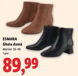 Lidl Esmara Ghete damă Ofertă
