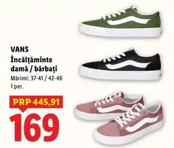 Lidl Vans încălțăminte damă / bărbați Ofertă
