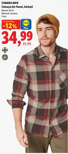 Lidl Esmara Men Cămașă din flanel, bărbați Ofertă