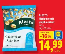 Lidl AlestO Fistic în coajă prăjit, nesărat Ofertă