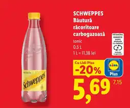 Lidl Schweppes băutură răcoritoare carbogazoasă tonic Ofertă