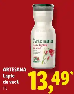 Lidl Artesana lapte de vaca Ofertă