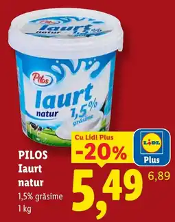 Lidl Pilos Iaurt natur Ofertă