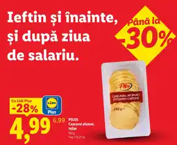 Lidl Pilos cașcaval afumat, feliat Ofertă