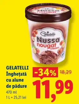 Lidl Gelatelli nussa nougat cream Ofertă