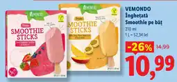 Lidl Vemondo inghetata smoothie pe bat Ofertă