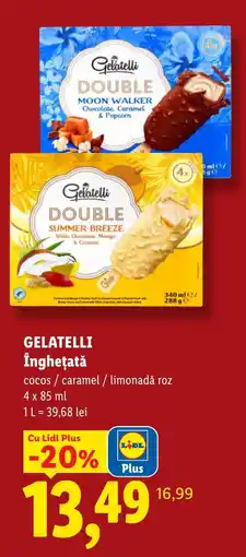 Lidl Gelatelli înghețată Ofertă