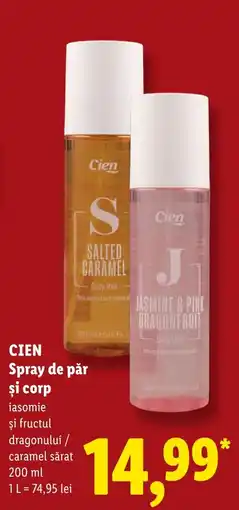 Lidl Cien spray de păr și corp Ofertă