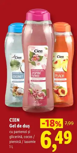 Lidl Cien Gel de duș Ofertă