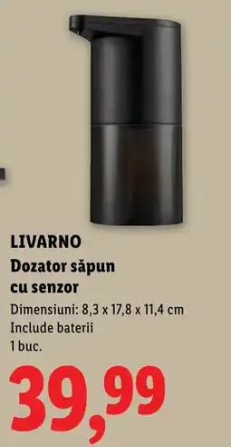 Lidl Livarno dozator săpun cu senzor Ofertă