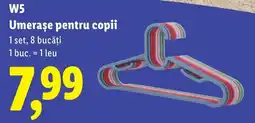 Lidl Umerașe pentru copii Ofertă