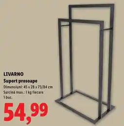 Lidl Livarno suport prosoape Ofertă