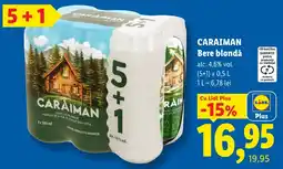 Lidl Caraiman Bere blondă Ofertă