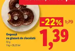 Lidl Gogoasă cu glazură de ciocolată Ofertă