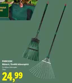 Lidl Parkside mătură/greblă telescopică Ofertă