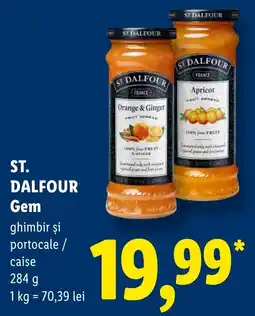 Lidl St. Dalfour gem ghimbir si portocale / caise Ofertă