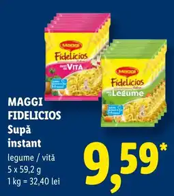 Lidl Maggi fidelicios supă instant Ofertă