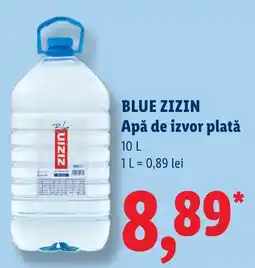 Lidl Blue Zizin Apă de izvor plată Ofertă