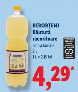 Lidl Biborteni băutură răcoritoare soc și lămâie Ofertă
