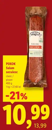 Lidl Pikok salam secuiesc Ofertă