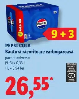 Lidl Pepsi cola Ofertă