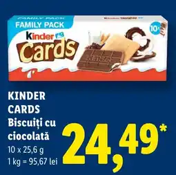 Lidl Kinder Cards Ofertă