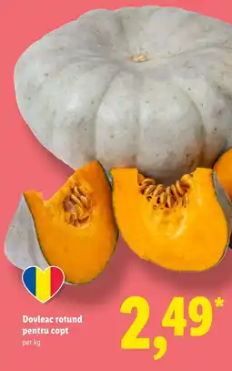 Lidl Dovleac rotund pentru copt Ofertă