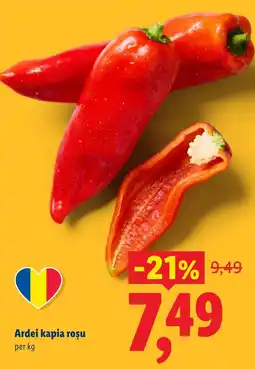Lidl Ardei kapia roșu Ofertă
