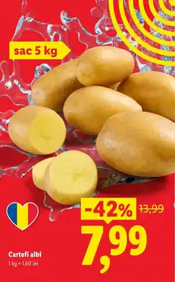 Lidl Cartofi albi Ofertă