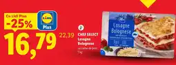 Lidl Chef Select Lasagne Bolognese Ofertă