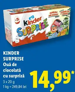 Lidl Kinder Surprise Ofertă