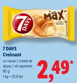 Lidl 7 Days croissant Ofertă
