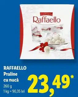 Lidl Raffaello praline cu nucă Ofertă