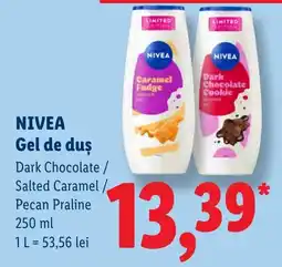 Lidl Nivea gel de duș Ofertă