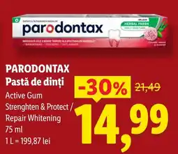 Lidl Parodontax Pastă de dinți Ofertă