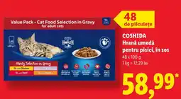 Lidl Coshida hrană umedă pentru pisici, în sos Ofertă
