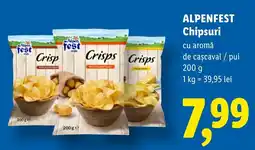 Lidl Alpenfest chipsuri Ofertă